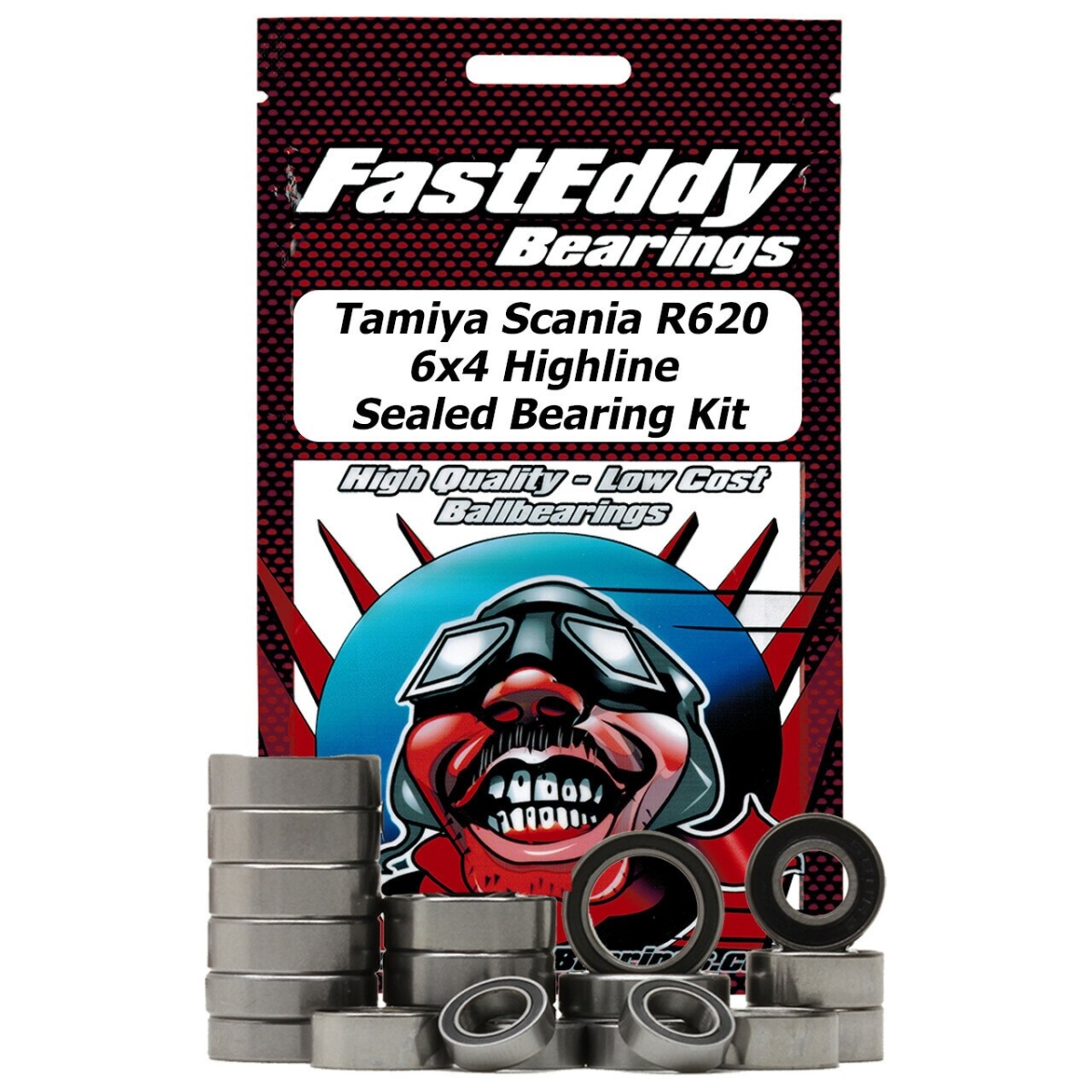TFE6626 6 x 4 in. Scania R620 Highline Sealed Bearing Kit -  Team FastEddy