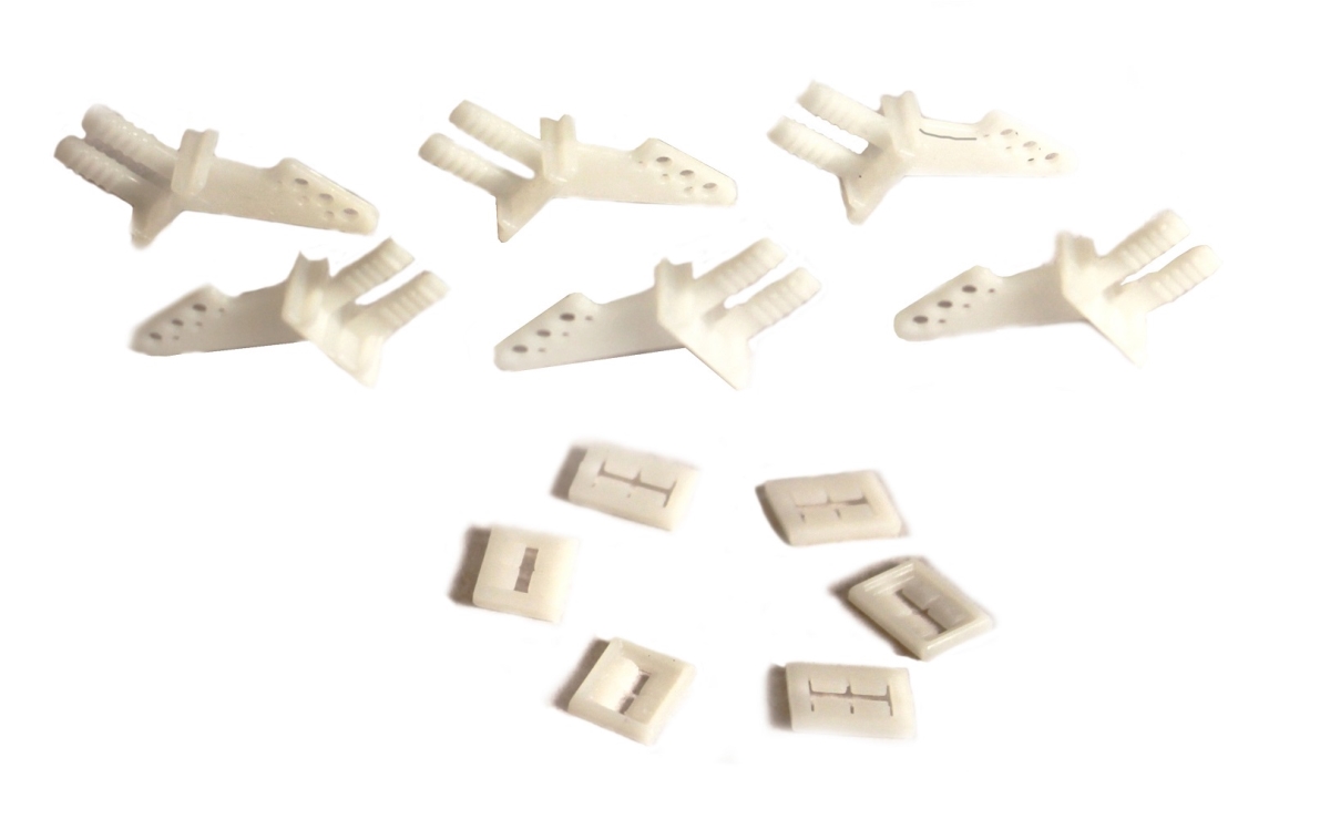 Screwless Hardware Set with 2 Horns, 4 Clevis for Super Cub 750 BL