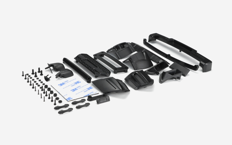 CIS16398 SCA-1E Toyota Tacoma TRD Pro Body Plastic Set, Black
