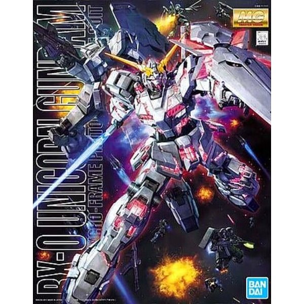 Picture of Bandai BAN2091000 Unicorn Gundam Master Grade RX-0 Plastic RC Model Kit