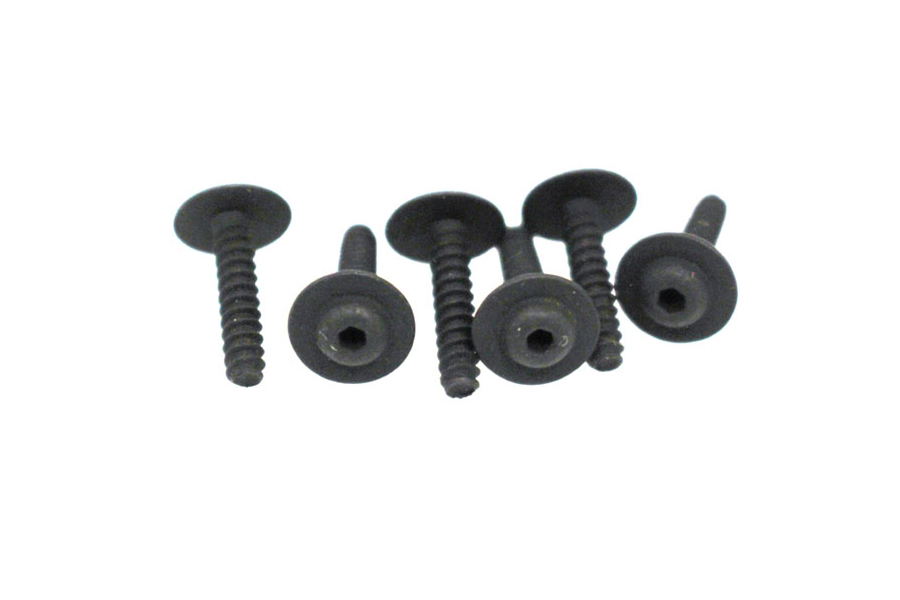 HPI160316 TP Flanged Screws M2.6 x 12 mm Hex Socket, 6 Piece