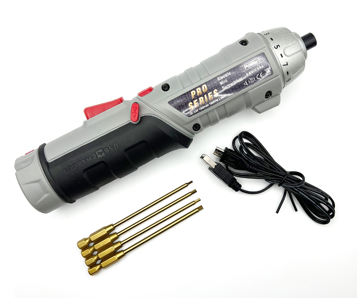 RCEPRO7030 Cordless Drill with Clutch & Metric Tip Set