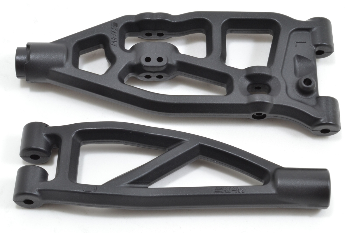 Front Left Upper & Lower A-Arms, Black