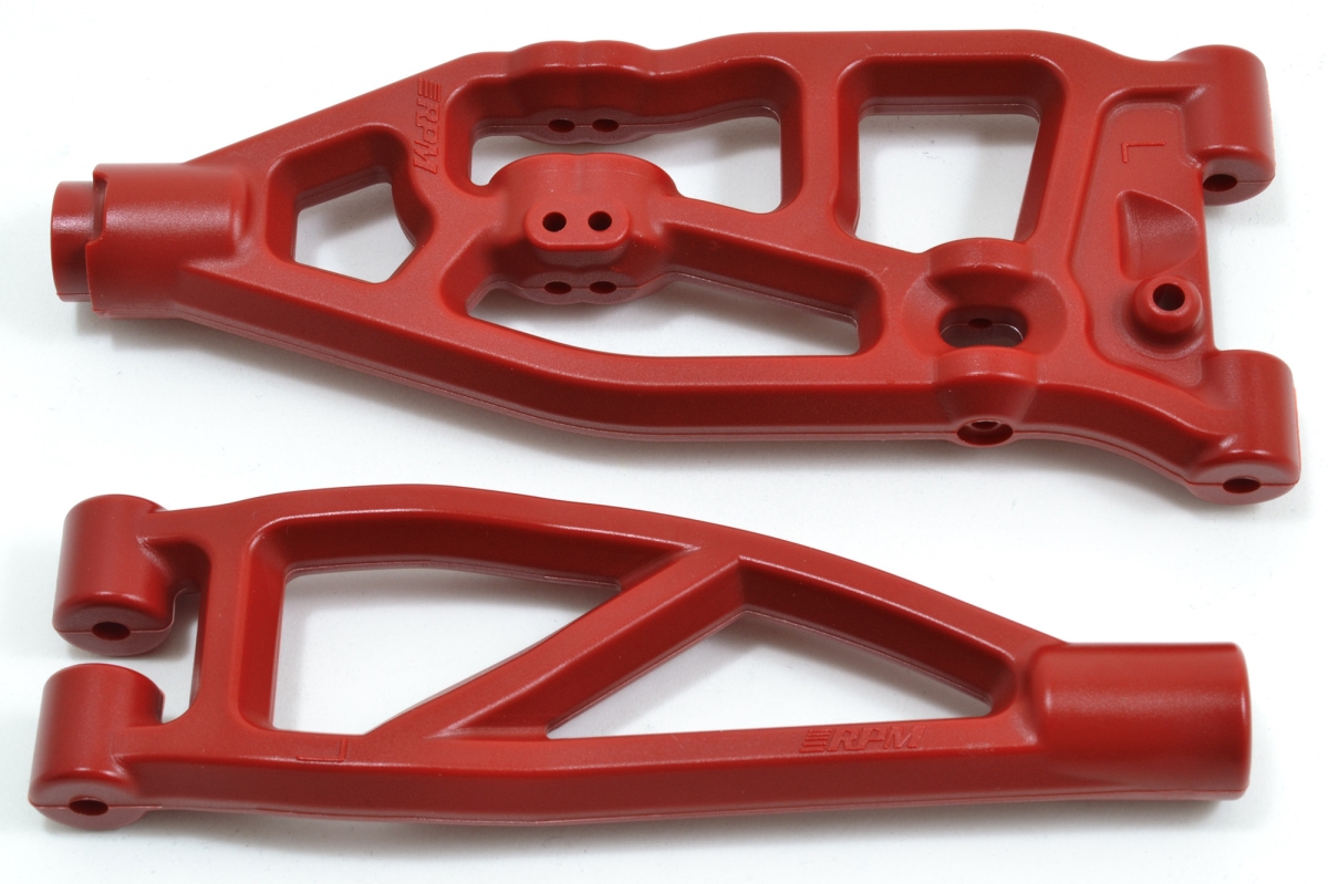 Front Left Upper & Lower A-Arms, Red