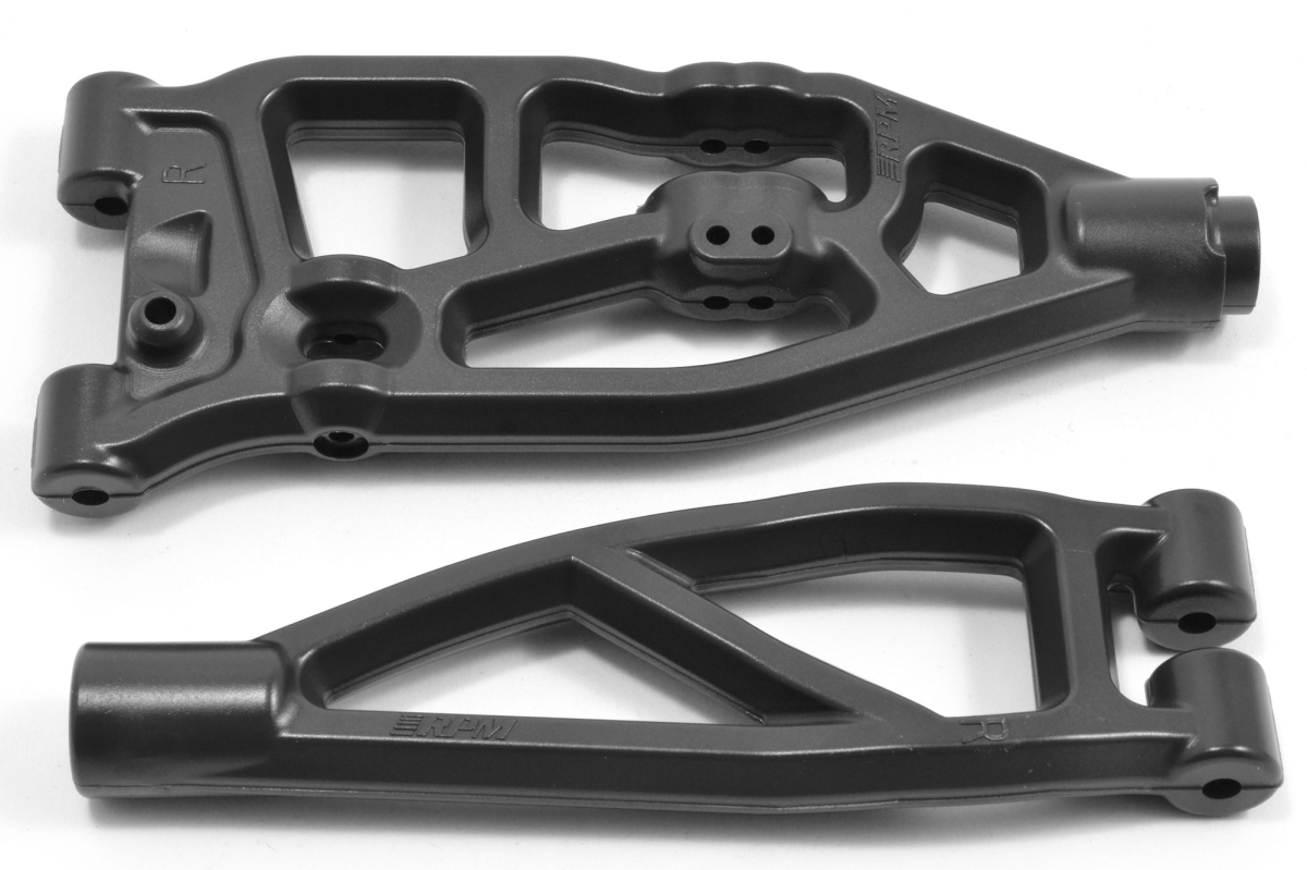 Front Right Upper & Lower A-Arms, Black