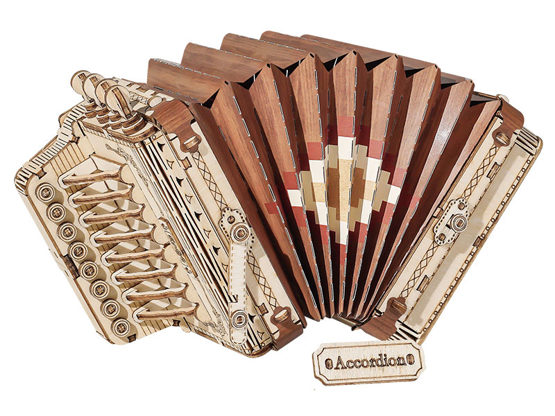 Picture of Robotime ROETG410 Musical Instruments Accordion Puzzles