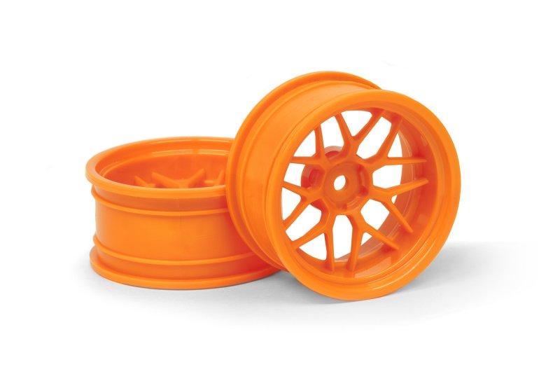 Picture of HPI Racing HPI120251 9 mm Tech 7 Wheel&#44; Orange - 2 Piece
