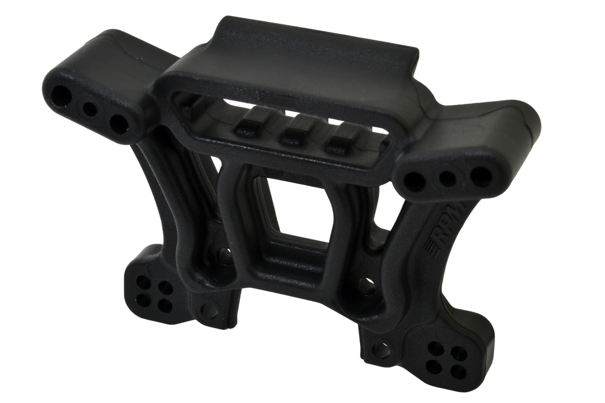 RPM70242 Front & Rear Shock Towers, Black