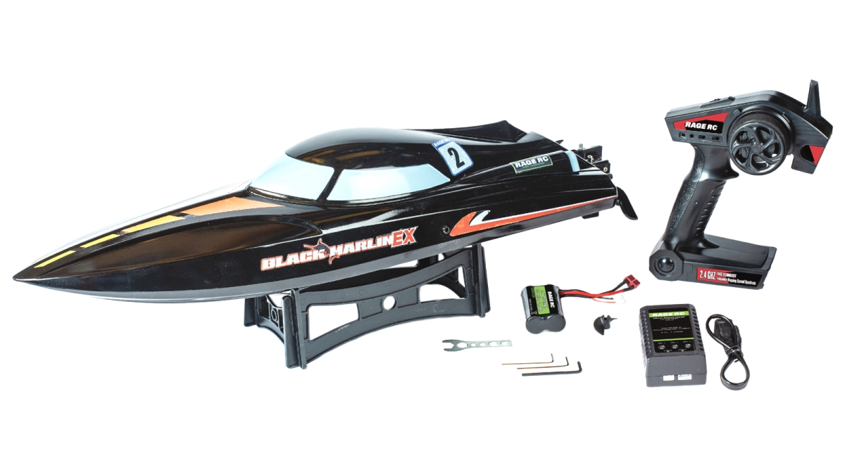 Picture of Rage RC RGRB1400 Marlin EX RTR Boat, Black