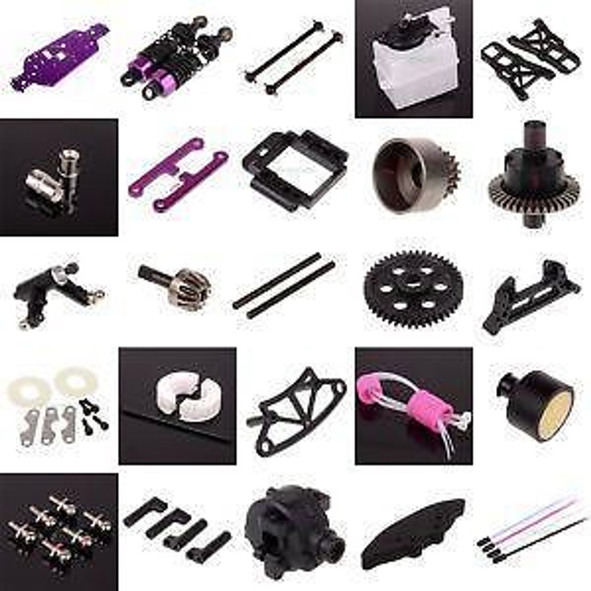 Rage RC RGRB1421 Black Marlin EX Canopy for Replacement Parts