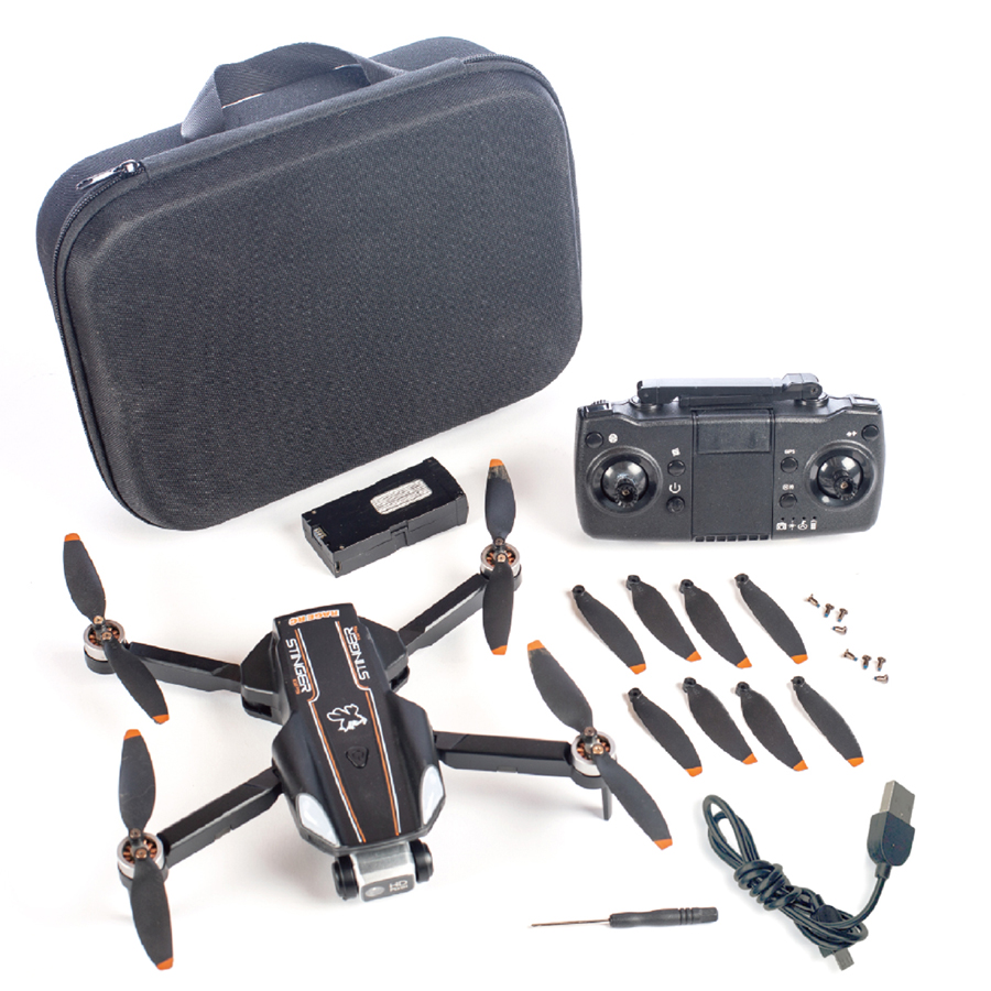 RTF Drone Stinger GPS with 1080p HD Camera -  Beauty Queen, BE3527194