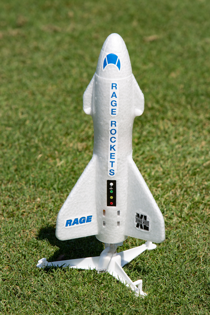 Picture of Rage RC RGR4150W Spinner Missile Electric Flight Rocket, White
