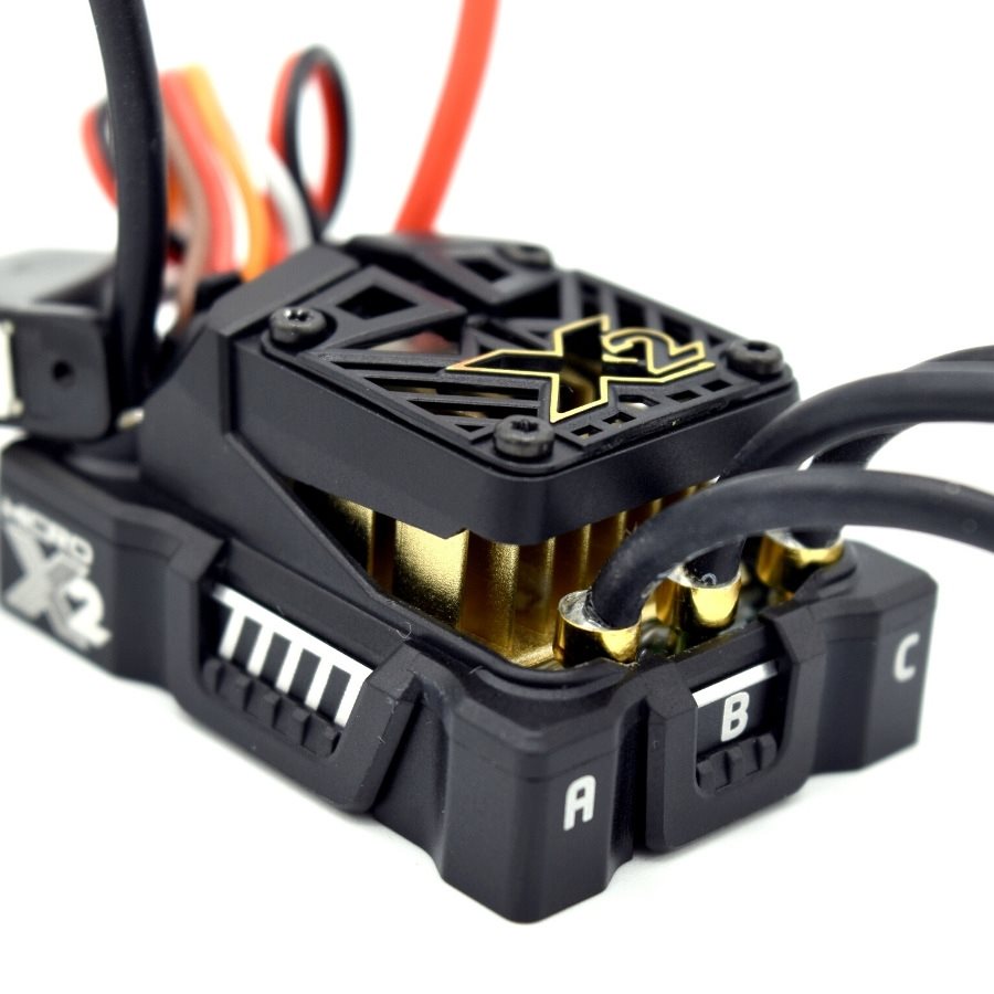 Mamba Micro X2, 16.8V WP Sensored ESC - 4.0 mm Connectors