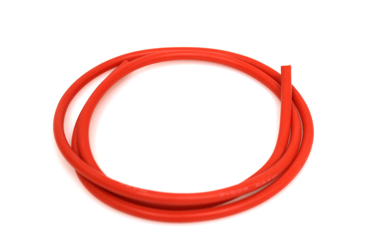 RCE1213 3 ft. 10 Gauge Silicone Wire, Red
