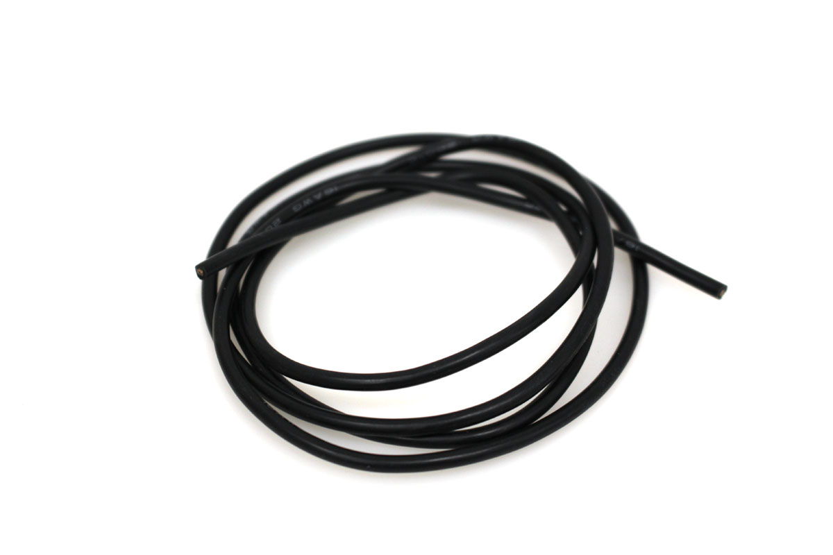RCE1218 3 ft. 16 Gauge Silicone Wire, Black