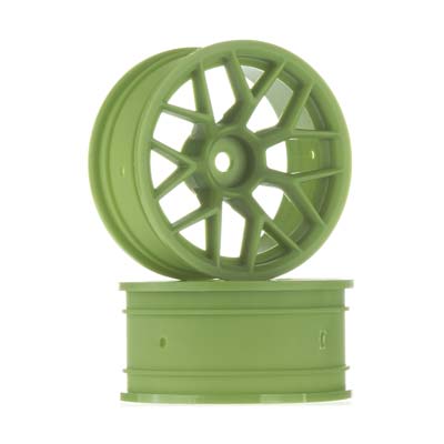 Picture of HPI Racing HPI112811 26 mm RTR Wheel - Green&#44; 2 Piece
