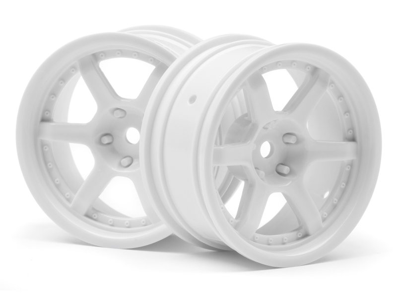Picture of HPI Racing HPI112813 26 mm HRE C106 Wheel - White, 2 Piece