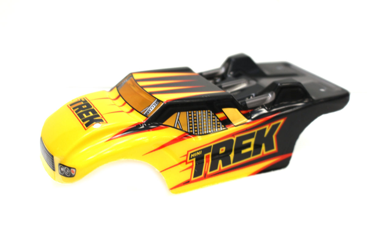 Printed Mini Body Trek Truck, Yellow