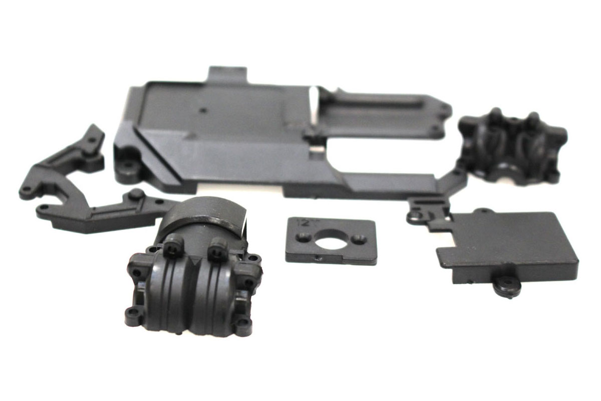 Gearbox Housing & Upper Deck Servo Cover