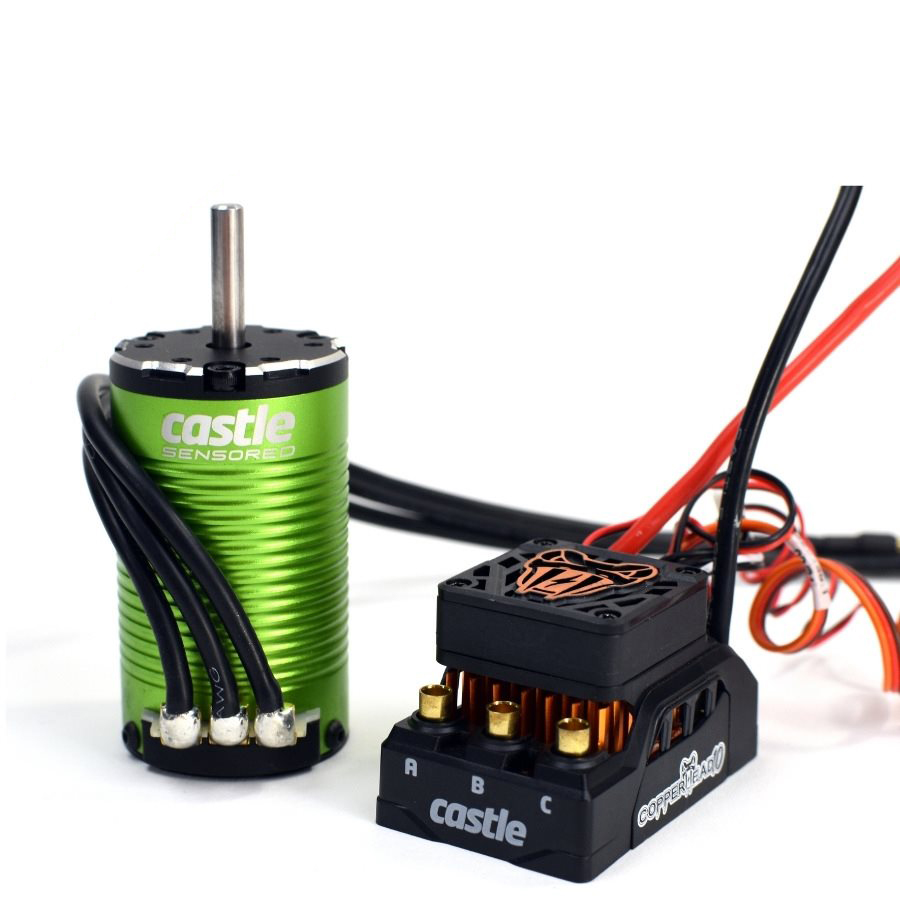 Picture of Castle Creations CSE010-0166-13 Copperhead 10 ESC, 1412-3200KV 5mm Motor Combo