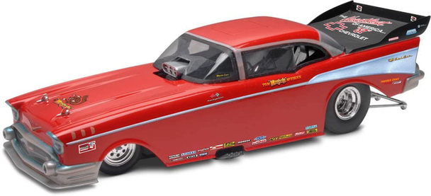 1 by 24 Tom Mc Ewen 1957 Chevy Funny Car Plastic Model Kit