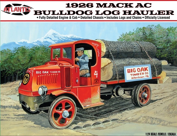 Picture of Atlantis Models AANM2401 1-24 Scale Plastic Figures for 1926 Mack Bulldog Log Hauler