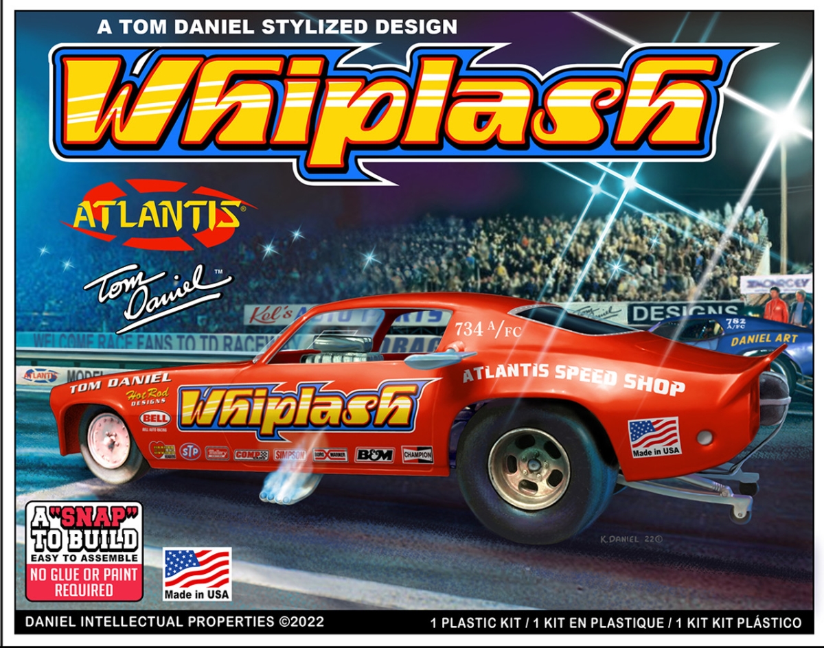 Picture of Atlantis Models AANM8276 1-32 Scale Snap Tom Daniel Whiplash Camaro Funny Car Plastic Figures