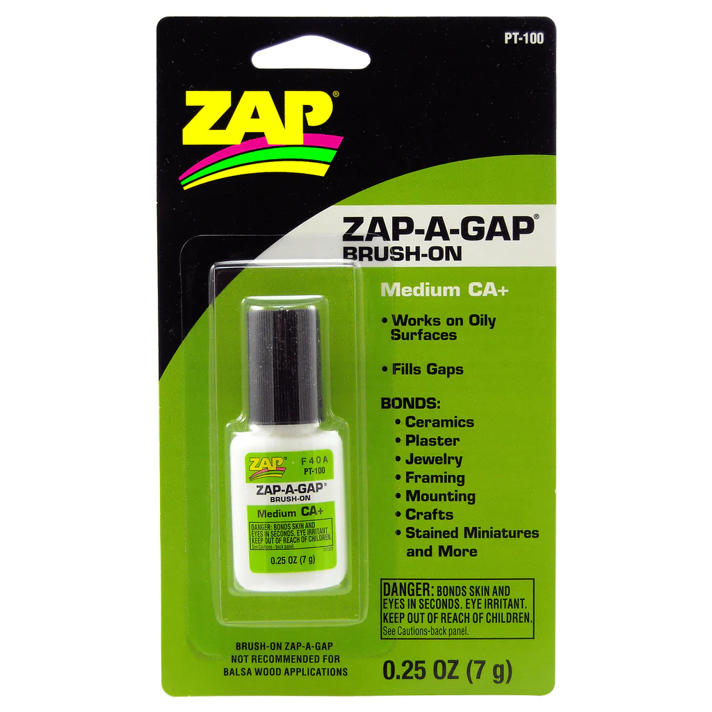 0.25 oz Brush-On Zap-A-Gap Medium CA Glue