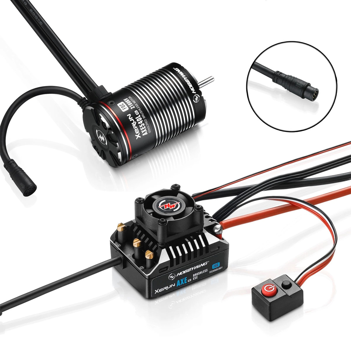 Picture of Hobbywing HWI38020505 2300KV XeRun AXE540L R2 ESC-FOC Motor