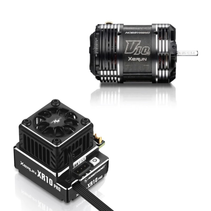 Picture of Hobbywing HWI38020329 XR10 Pro G2S Electronic Speed Controller & V10 G3 6.5T Motor