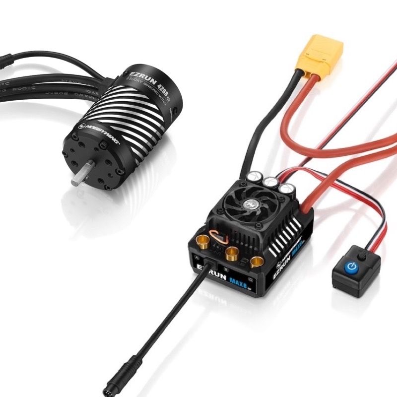 Picture of Hobbywing HWI38010404 Max8 Electronic Speed Controller & 2500KV G2 Motor