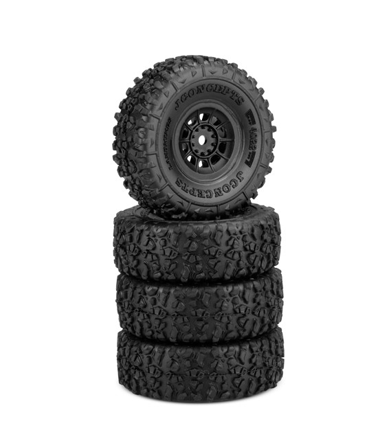 Picture of J Concepts JCO40223594 Landmines Compound Pre-Mounted Tire&#44; Gold & Black