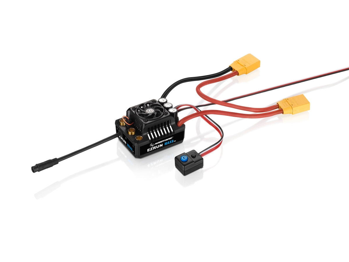 Picture of Hobbywing HWI30103203 Ezrun Max8 G2 Electronic Speed Controller Motor with XT90 Plug