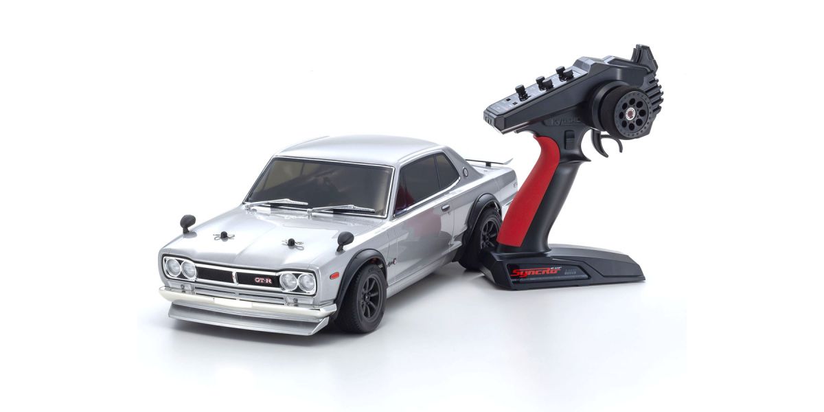 Picture of Kyosho KYO34425T1 Fazer Mk2 FZ02 Nissan Skyline 2000 GT-R KPGC10 ReadySet with Syncro KT-231Pplus, Silver