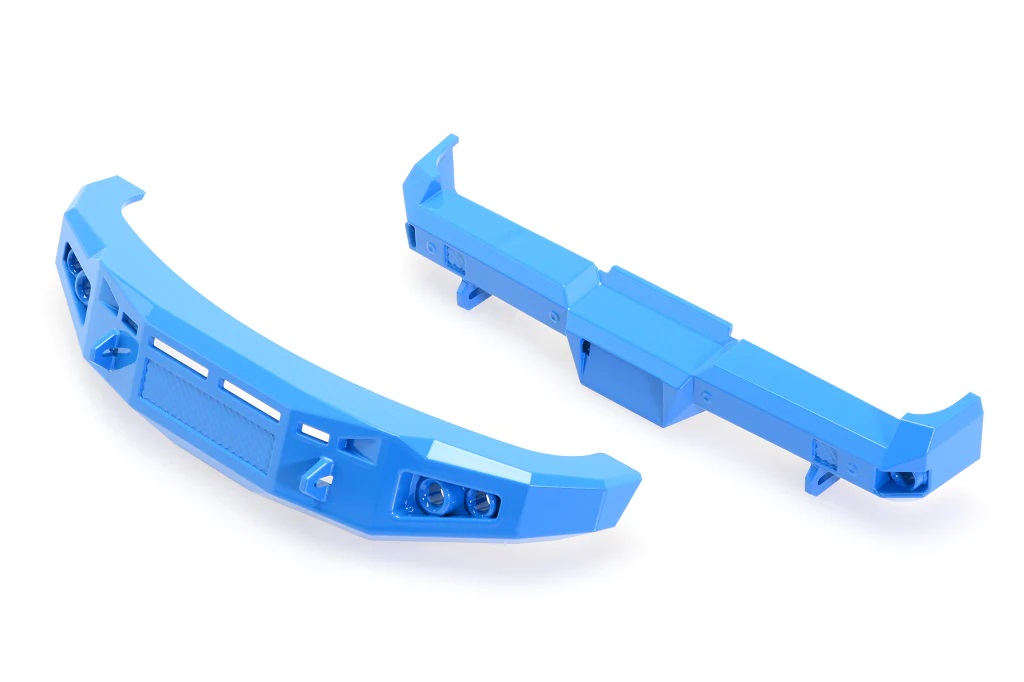 KAOS Daytona Blue Bumper Set Front & Rear for F250 & F450 Racing Parts