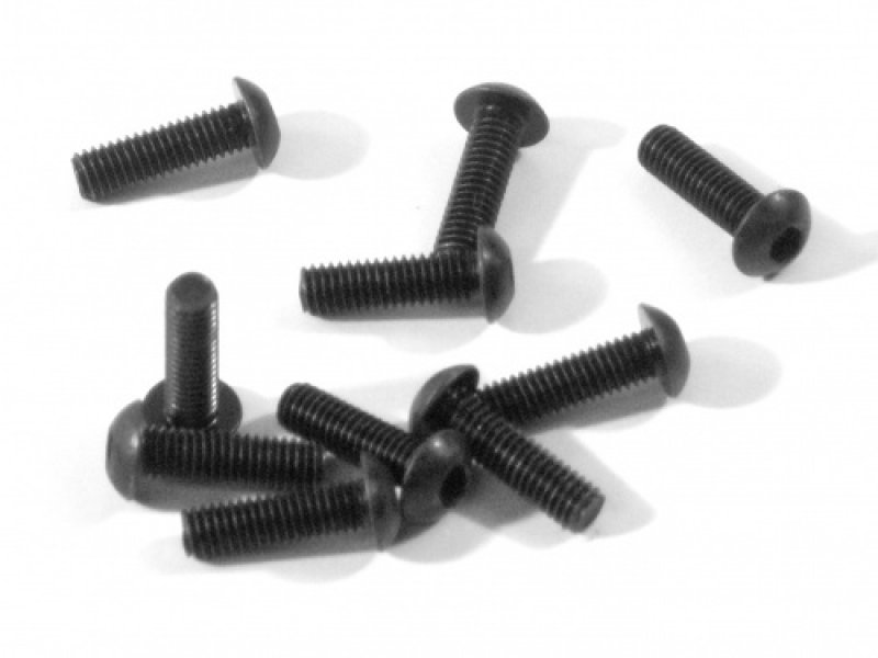 M3 x 10 mm Button Head Screw, 10 Piece