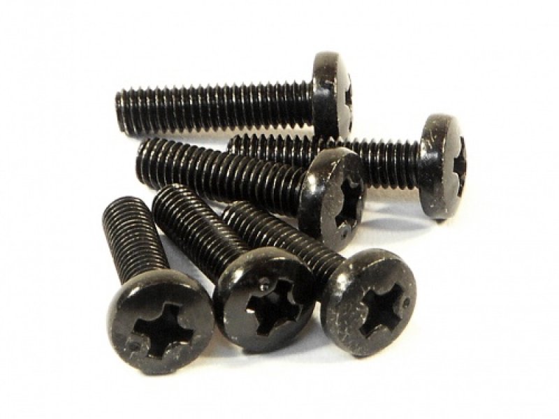 M3 x 12 mm Binder Head Screw, 6 Piece
