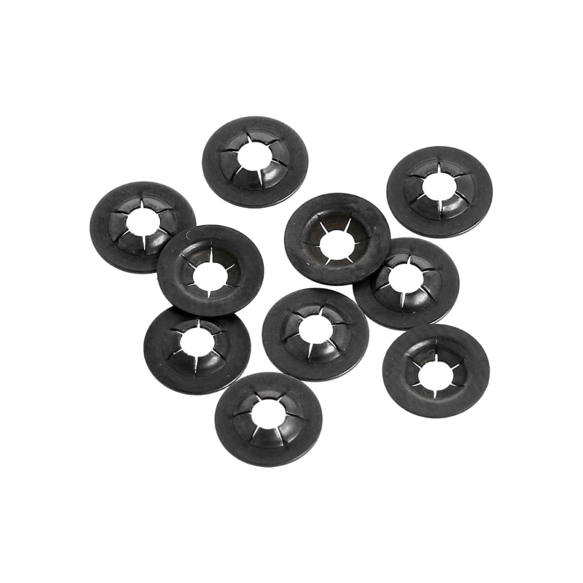 Push-On Fix Clip Racing Model Accessories - 10 Piece
