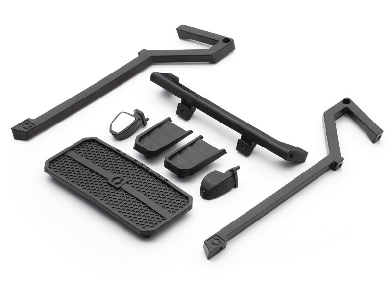 HPI160108 GT-6 Body Accessory Set, Black