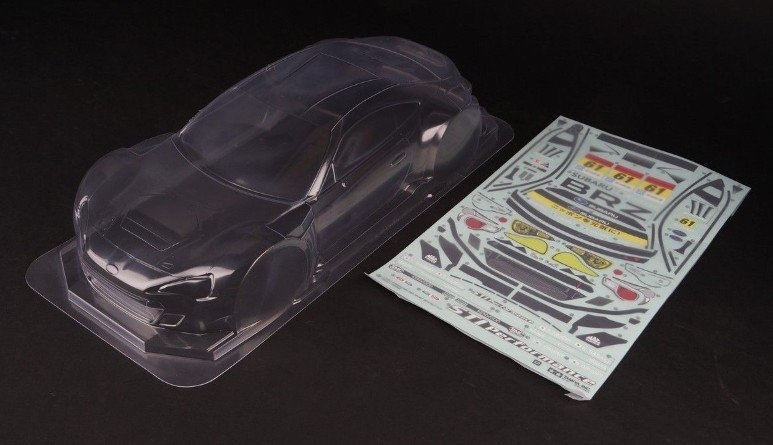 TAM51575 1-10 Scale RC Car Body Set for 2014 Subaru BRZ R & D RD 2 Fuji -  Tamiya