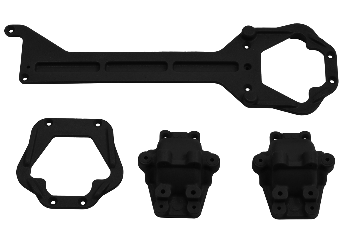 Front  Rear Upper Chassis Differential Covers Model Accessories
