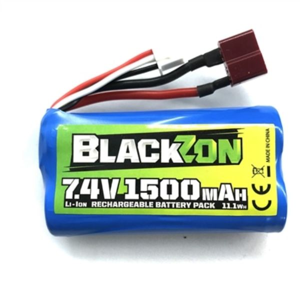 Picture of BlackZon BZN540149 Li-ion 7.4V, 1500mAh with T-Plug Smyter Battery Pack