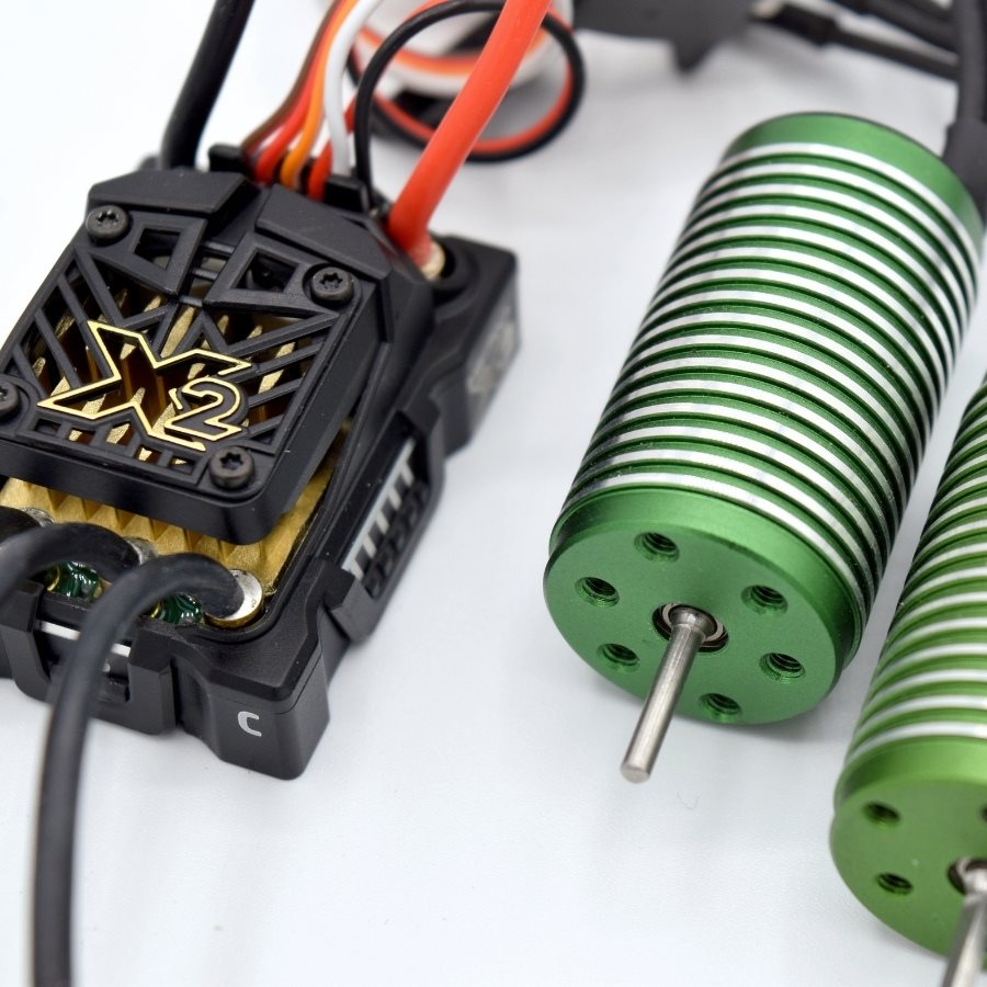 Picture of Castle Creations CSE010-0169-01 1.5 in. 1-18th Scale Mamba Micro X2 16.8V Waterproof ESC 0808-4100KV Brushless Motor Combo