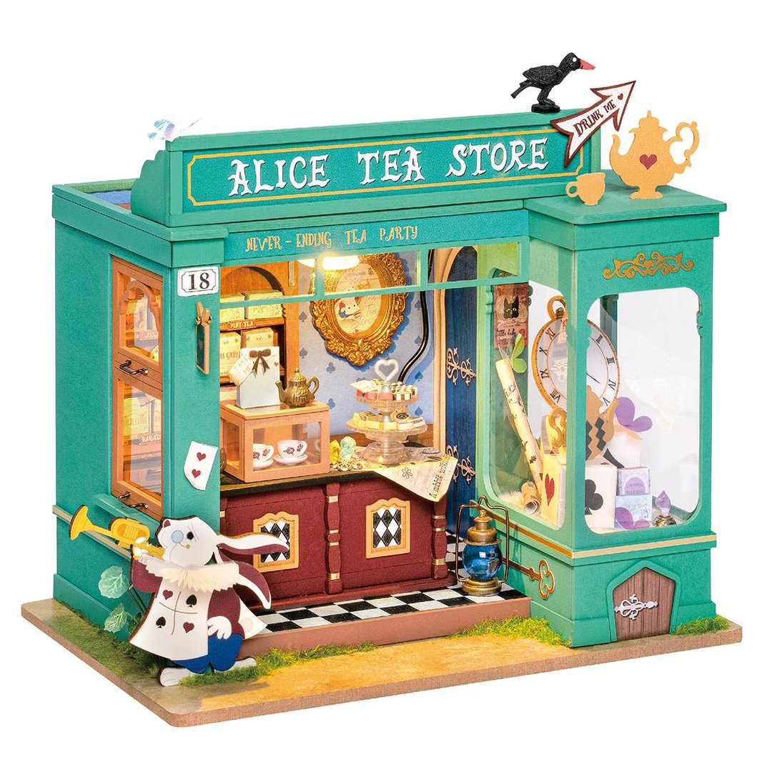 Picture of Robotime ROEDG156 Alices Tea Store Miniature Doll House