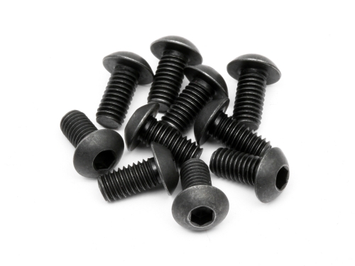 M3 x 6 mm Button Head Screw, 10 Piece