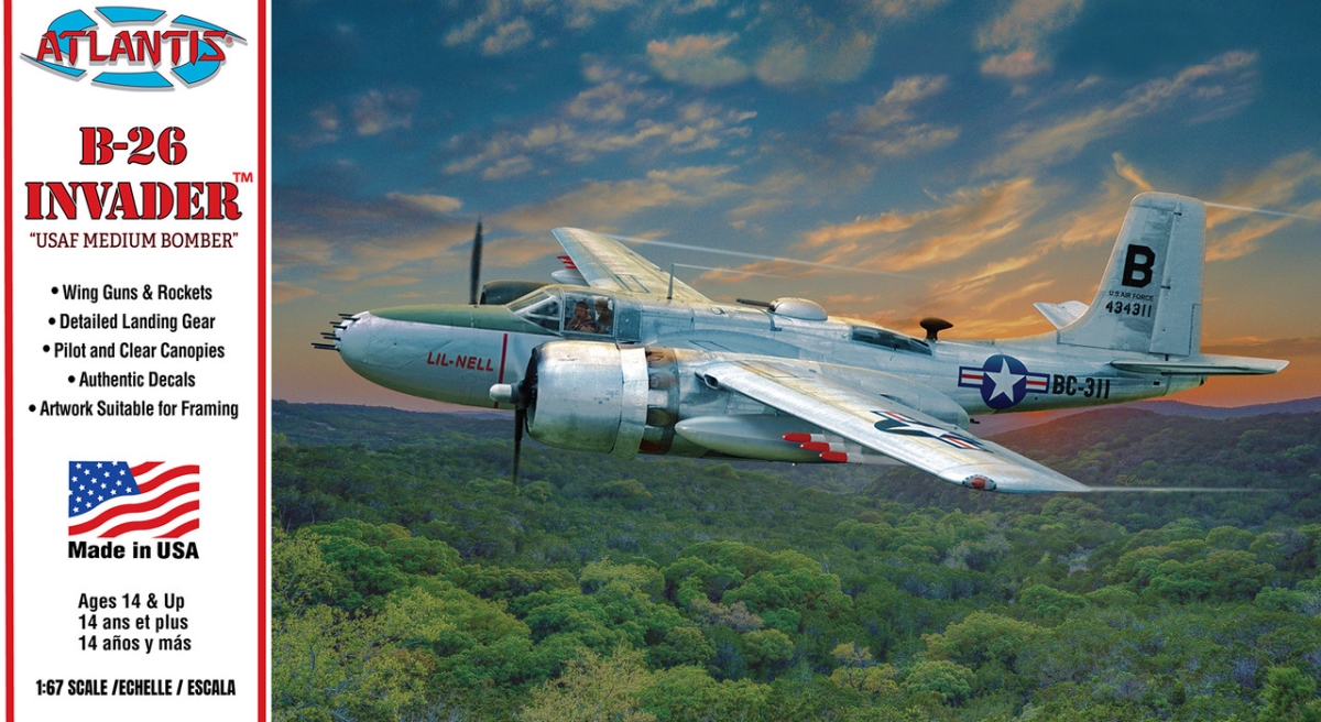 AANM6818 1 by 67 Scale B-26 Invader Bomber Models Accessories