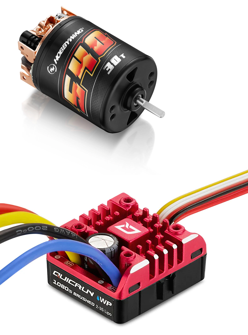 QuicRun 1080 G2 ESC Plus Brushed 540 30T Motor Combo