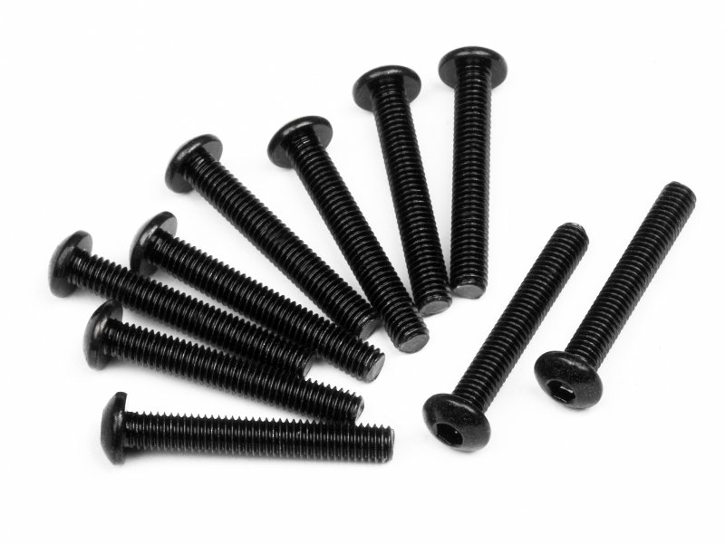 M3 x 20 mm Button Head Screw, 10 Piece
