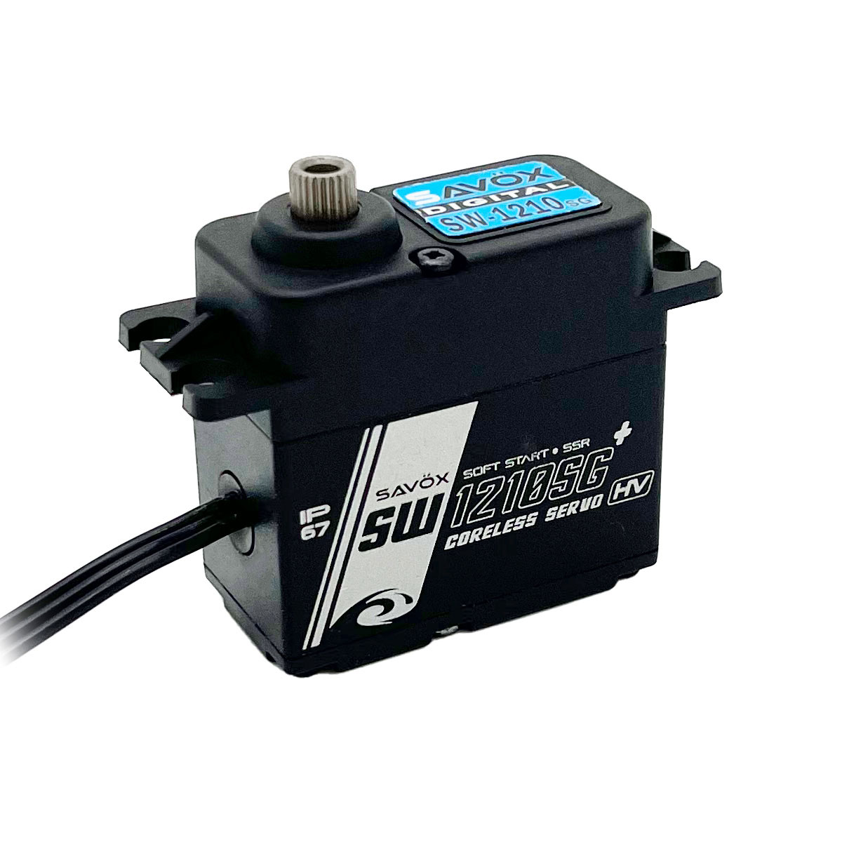 SAVSW1210SGP-BE Waterproof Coreless Digital Servo - 0.13 Sec & 444.4 at 7.4V