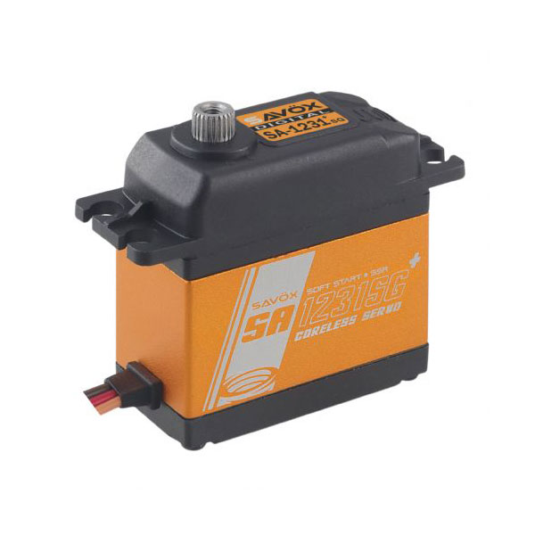 SAVSA1231SGP Coreless Digital Servo - 0.14 Sec & 444.4 oz at 6V